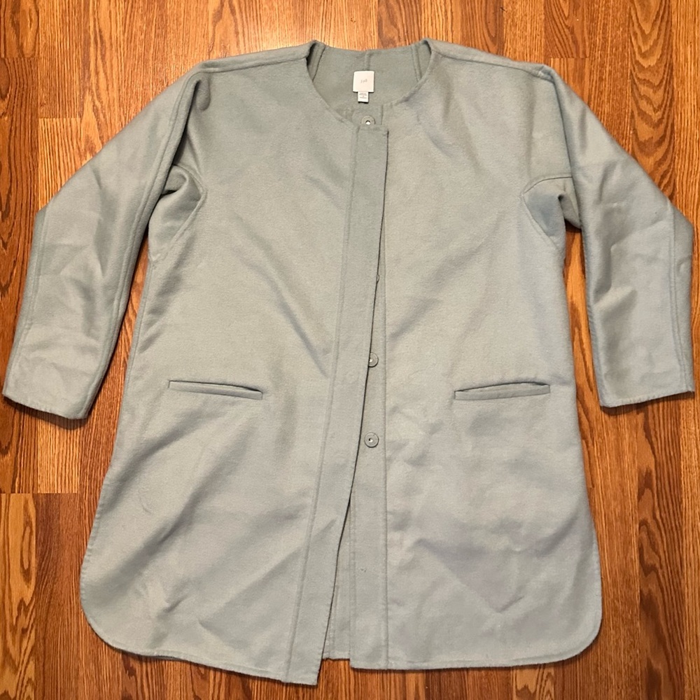 J. Jill Soft 1X Women’s Pastel Blue Coat